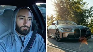 BMW M4 Driver Runs Off the Road. Now He Says the Road Is at Fault