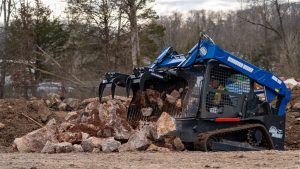 Newest grapple bucket from Blue Diamond fits 3,000-pound capacity machines