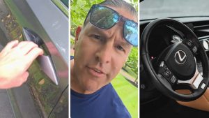 Woman Gets In Her Lexus. Then She Realizes Her Door Is Completely Full Of Water—Now What?