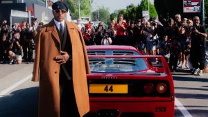 Was It Fate? Hamilton Drove His Ferrari F40 To Monza With 44 Stamped On The Engine